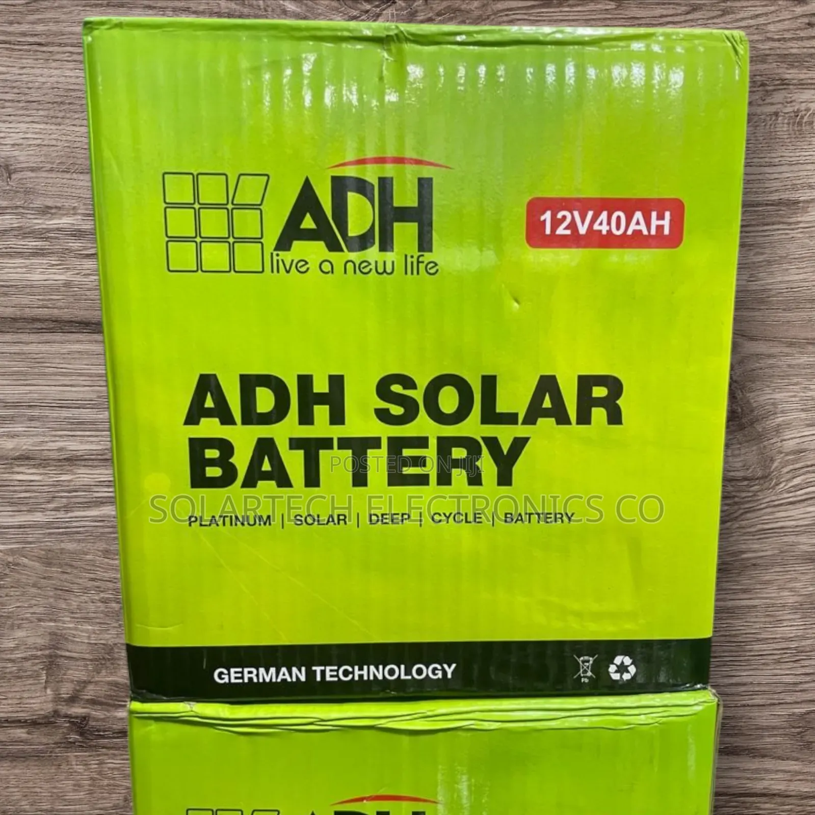 40 Ah Durable Adh Solar Powder Battery Zenm