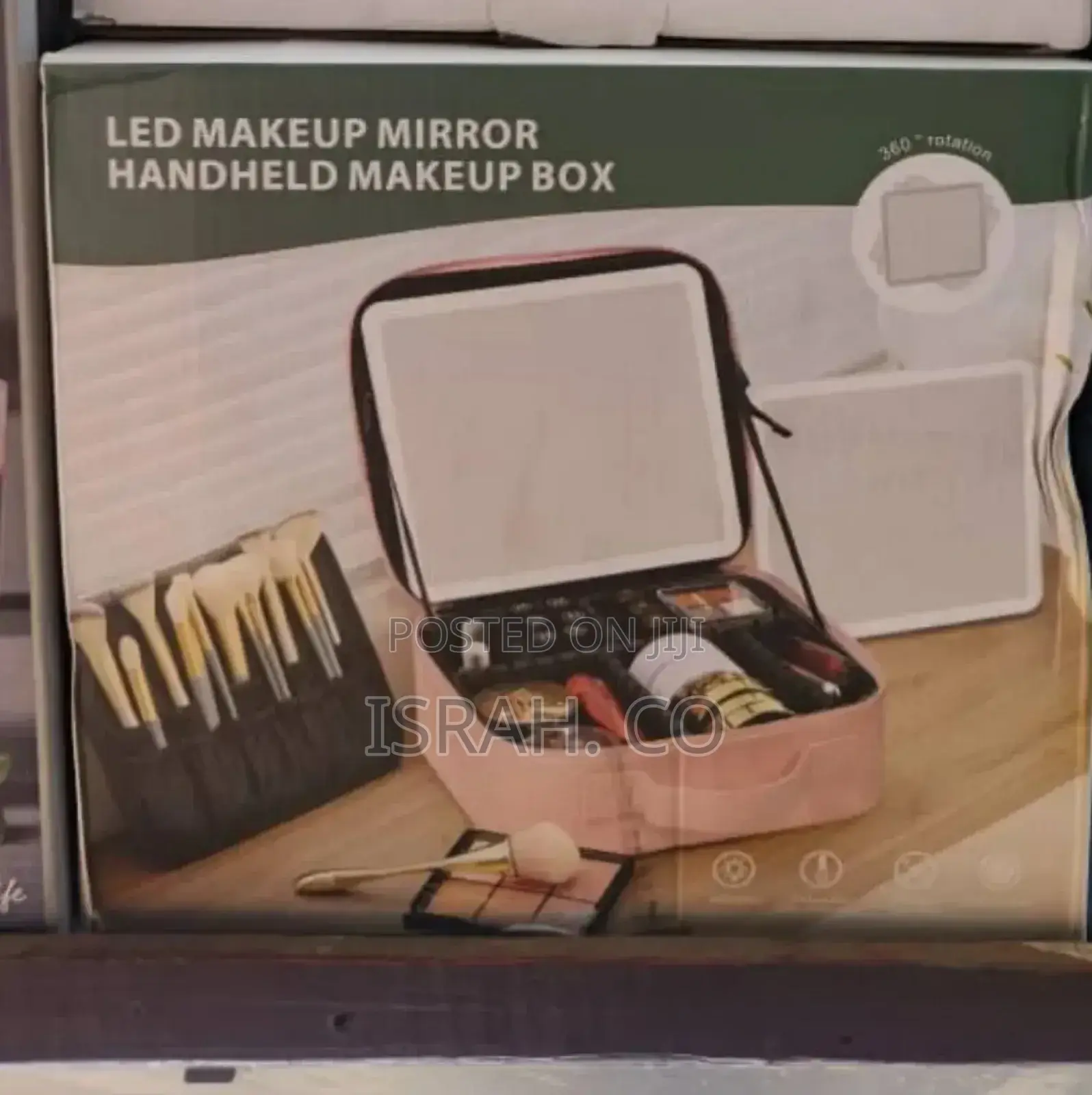 Boxed Led Makeup Mirror and Handheld Makeup Box