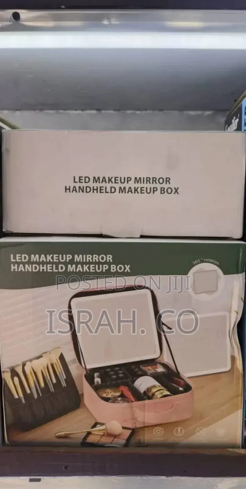Boxed Led Makeup Mirror and Handheld Makeup Box