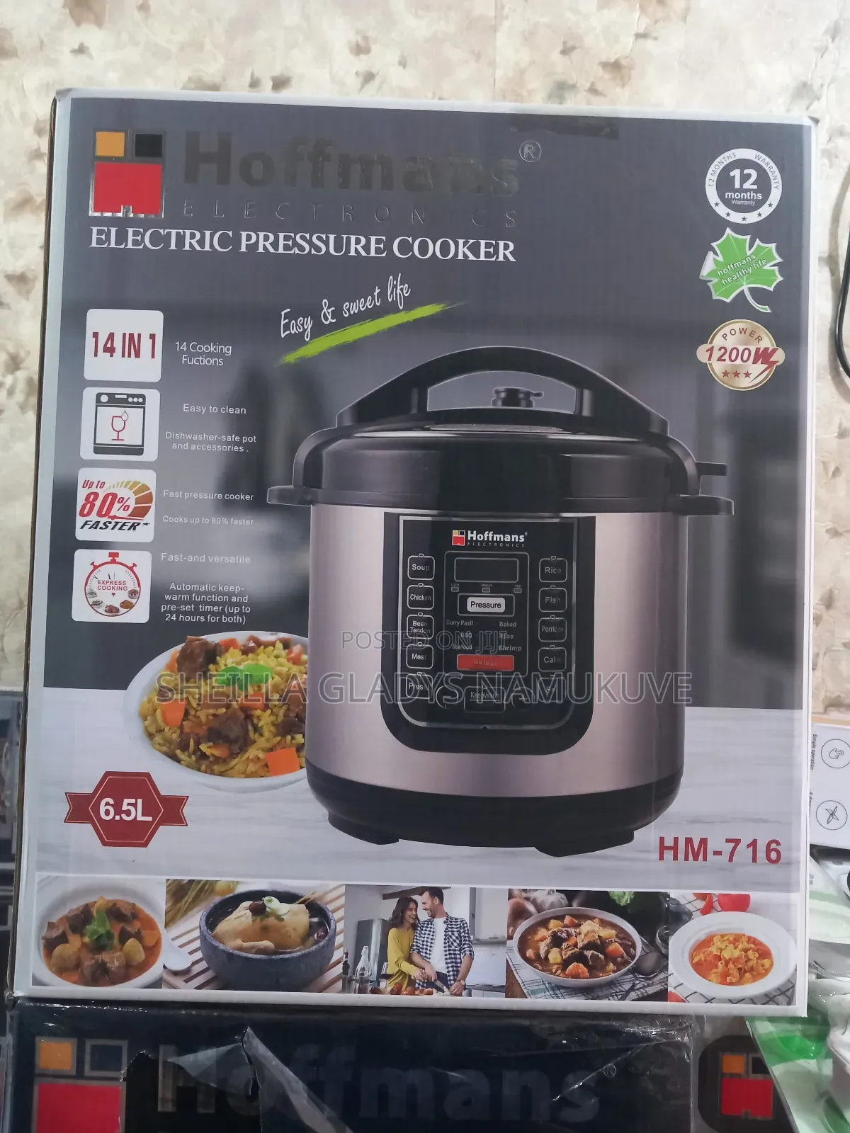 Hoffmans Electric Pressure Cooker