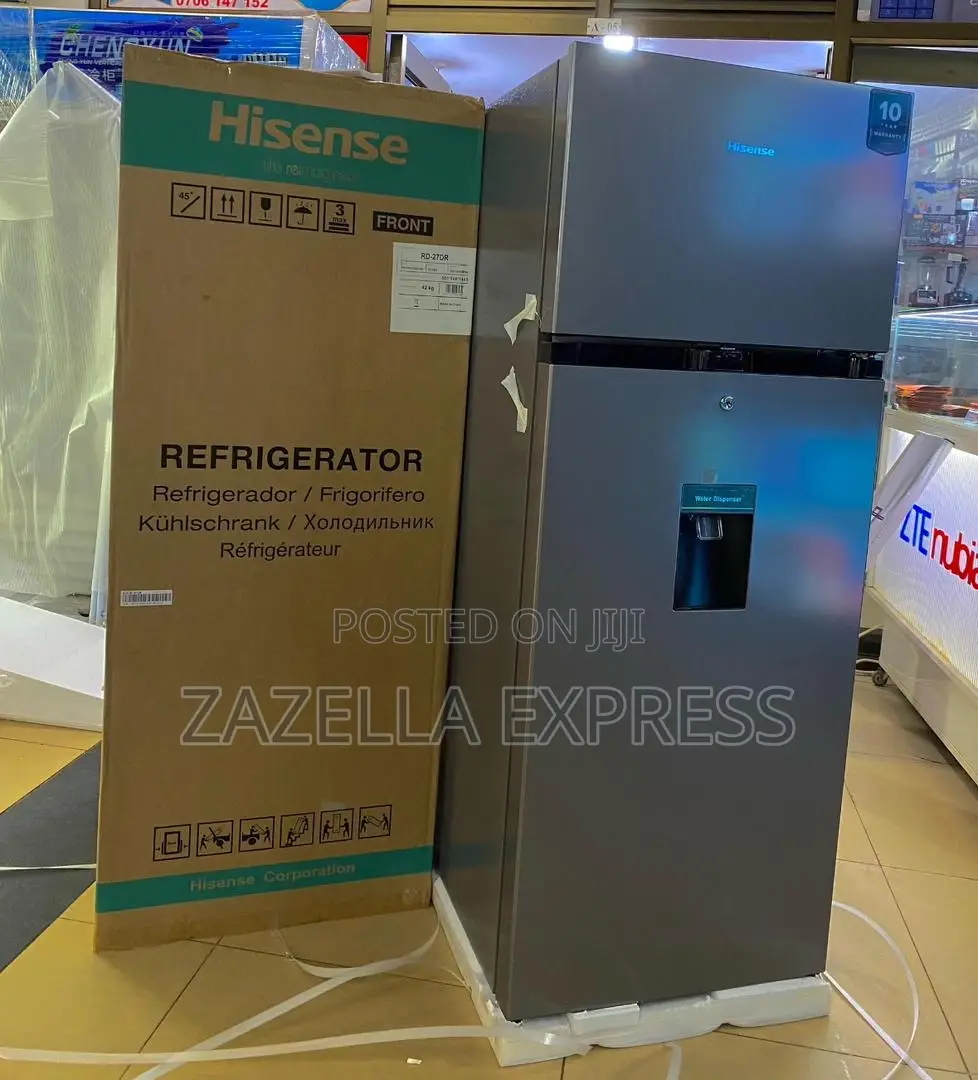 Hisense 270ltrs 2-Door Refrigerator With Water Dispenser