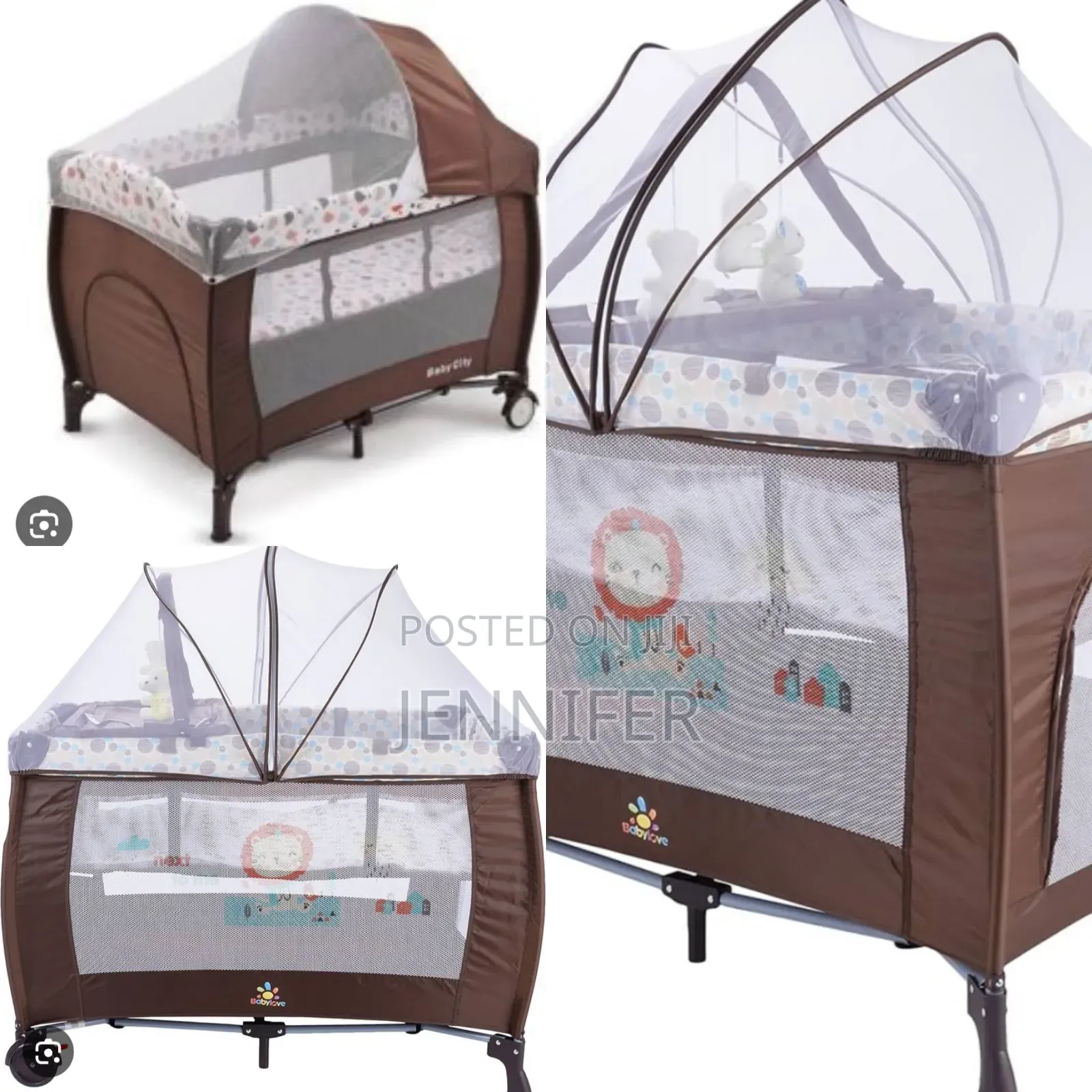 Baby Playpen Bed With Mosquito Net