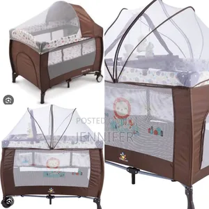 Photo - Baby Playpen Bed With Mosquito Net