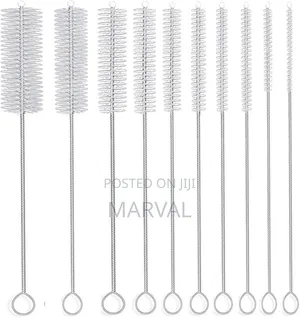 10pcs Nylon Cleaning Brushes -Set for Test Tube Bottle Straw