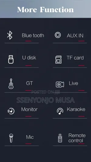 Monster Adventurer 1000 Portable Speaker - Powerful Sound -