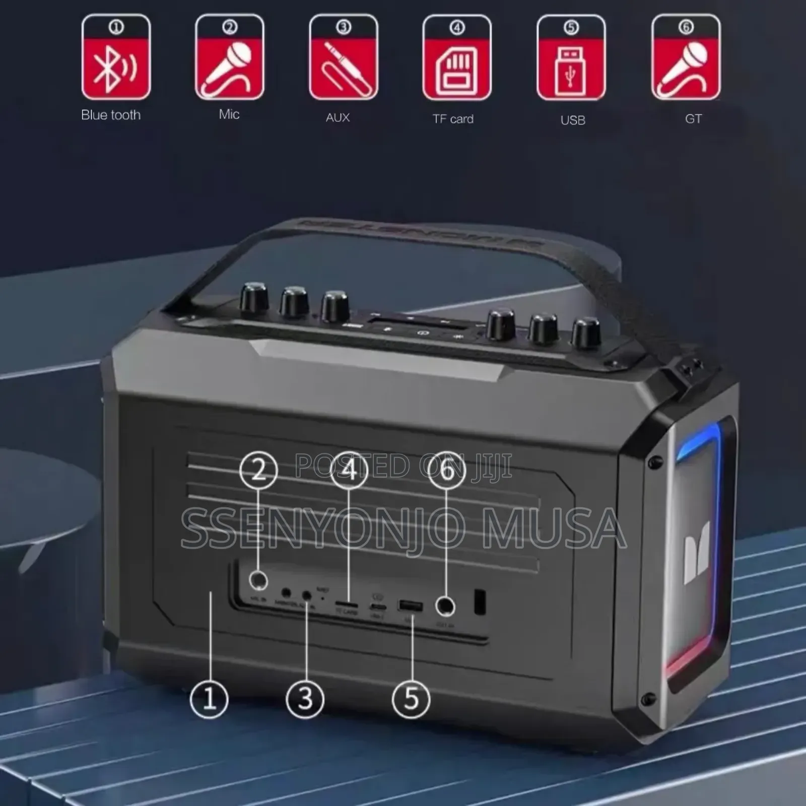 Monster Adventurer 1000 Portable Speaker - Powerful Sound -