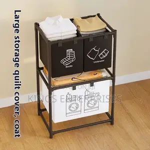 3-Tier Laundry Basket Organizer