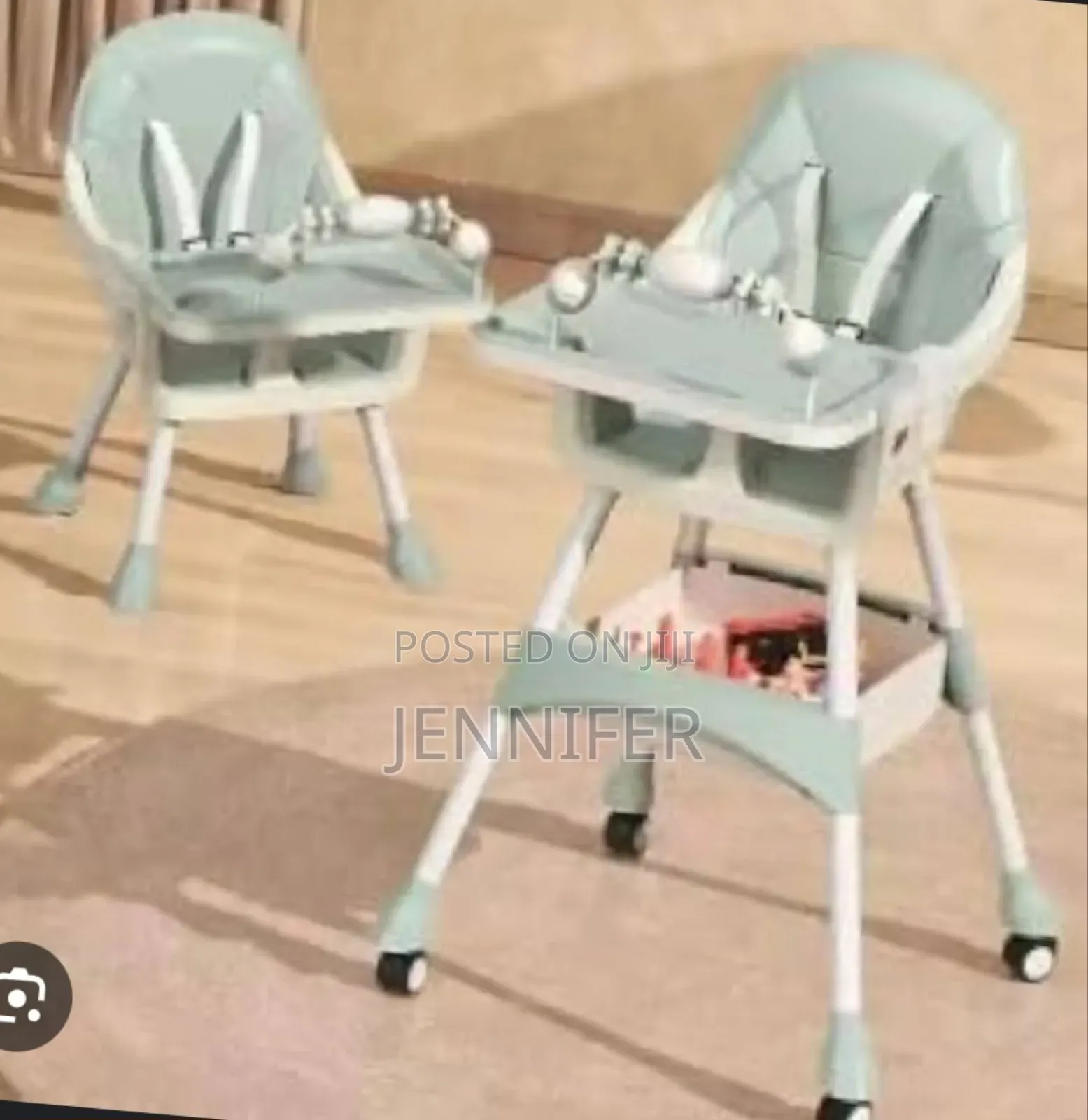 Baby Dining High Chair With Wheels