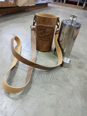 Leather Bottle Whiskey Flask
