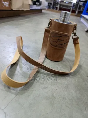 Leather Bottle Whiskey Flask
