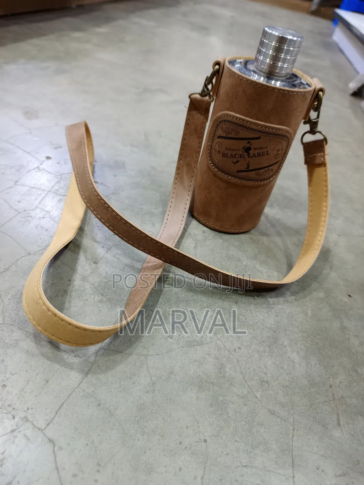 Leather Bottle Whiskey Flask