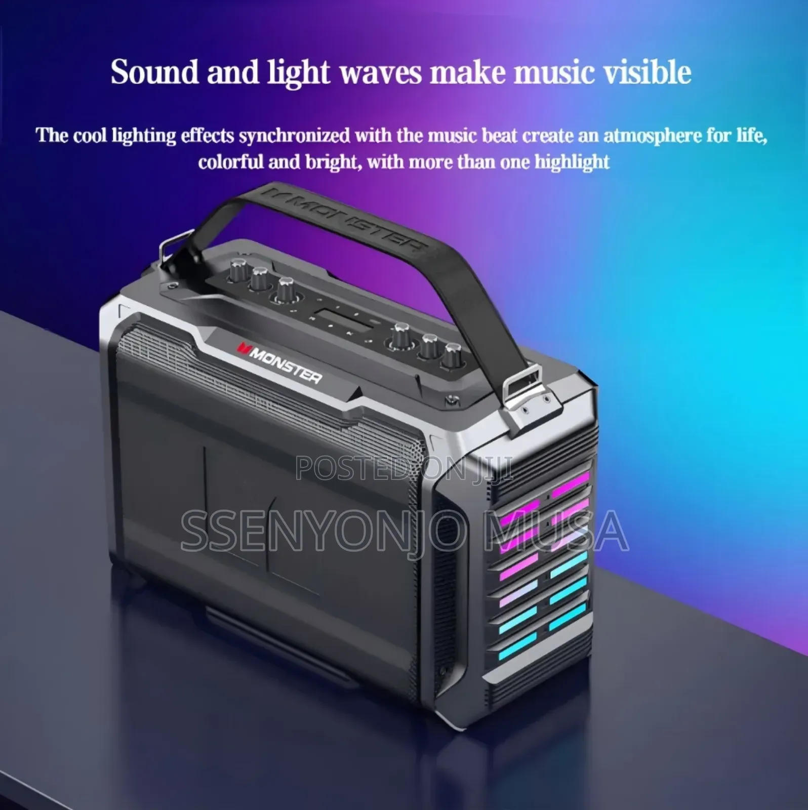 Monster Adventurer 2000 Portable Speaker -40w Powerful Sound