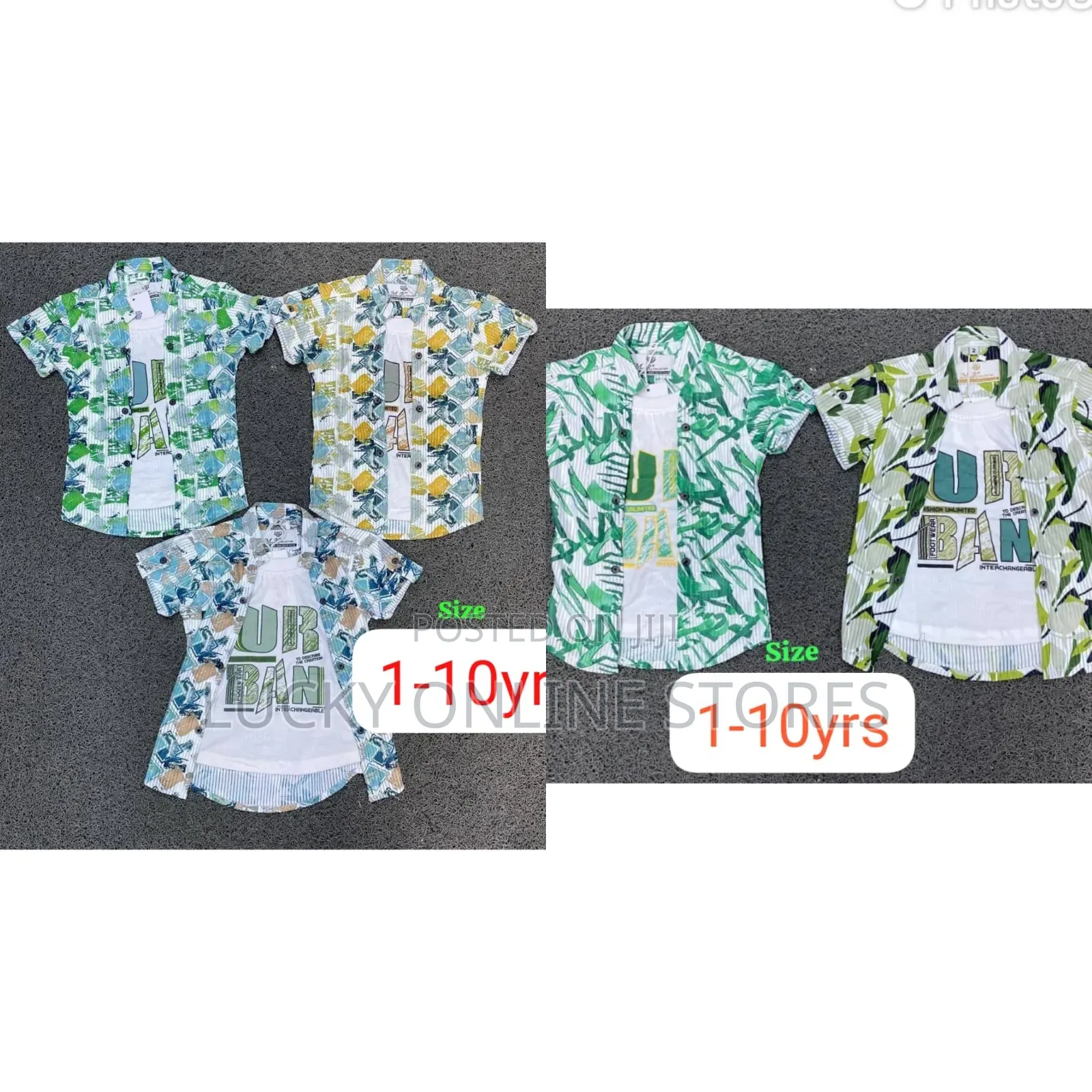 1-10 Cotton Boy's Shirts