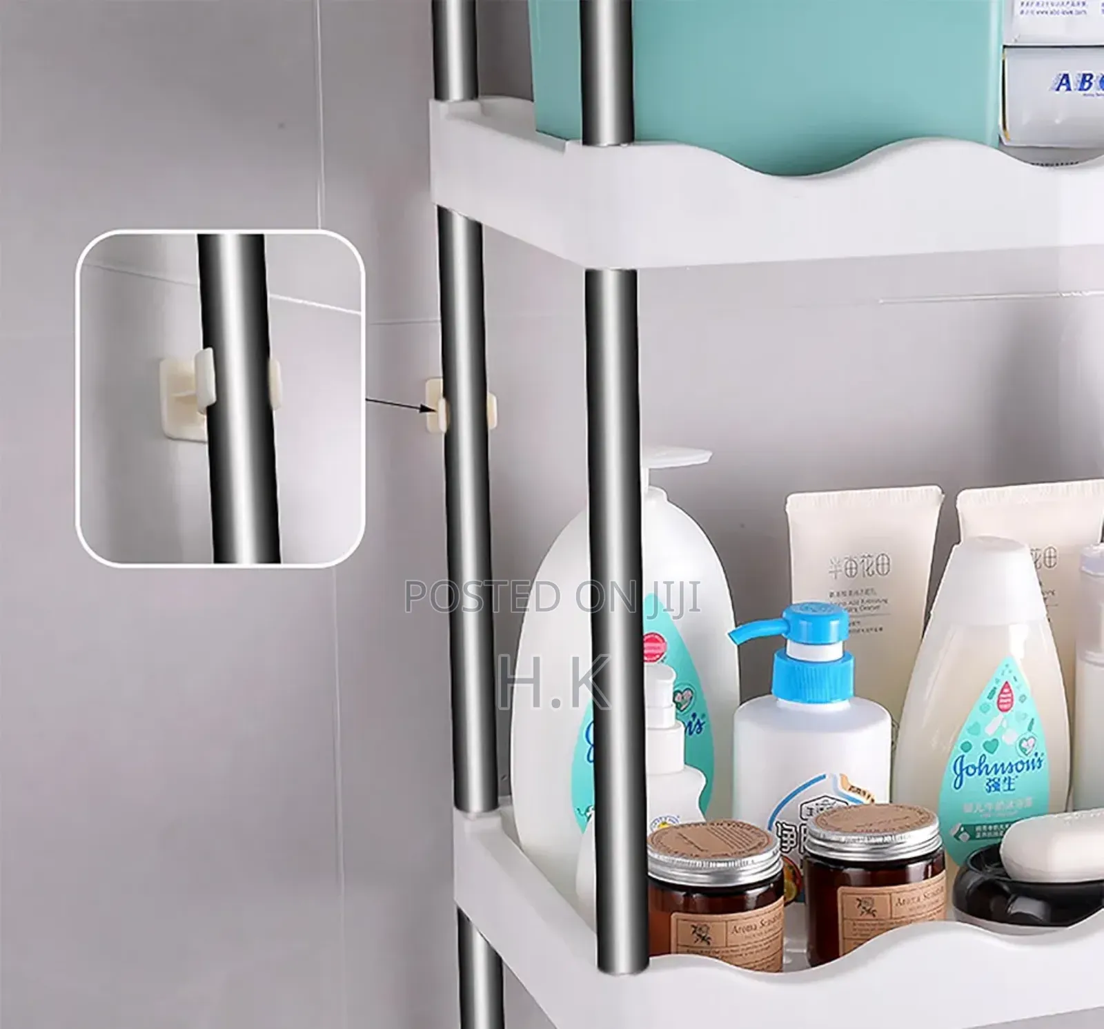3-Tier Stainless Steel Toilet Rack