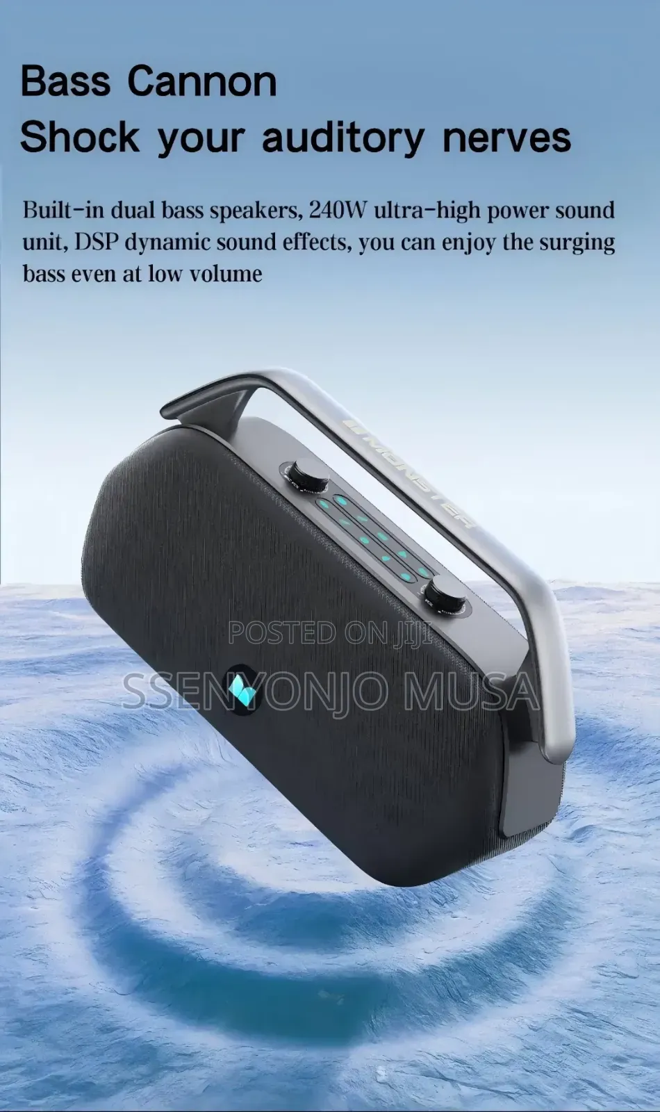 Monster P16 Portable Speaker - 40w Powerful Sound