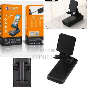 Zhy P05 20000mah Power With Phone Holder