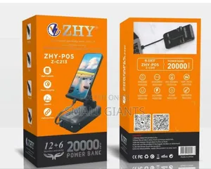 Zhy P05 20000mah Power With Phone Holder