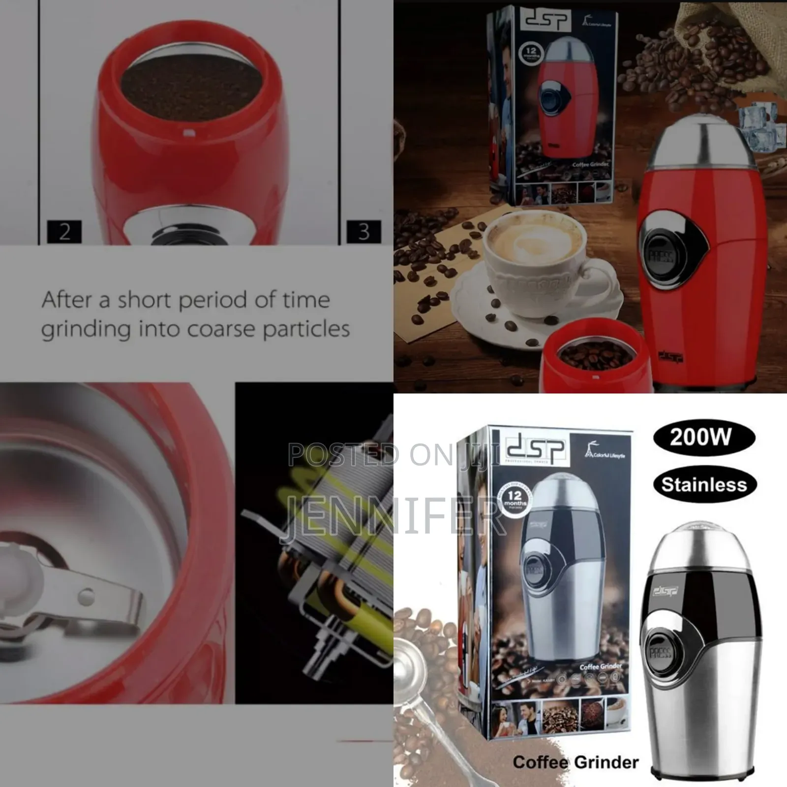 DSP Coffee Spice Grinder 200w Ka-3002