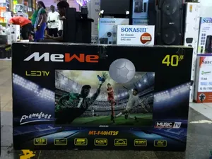Mewe 40" Digital Frameless Tv With Free to Air Decoder