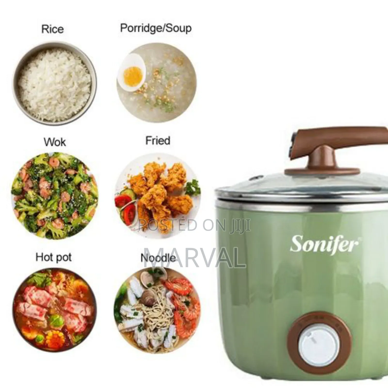 Sonifer 1.2l Multifunctional Electric Cooker Sf-1503