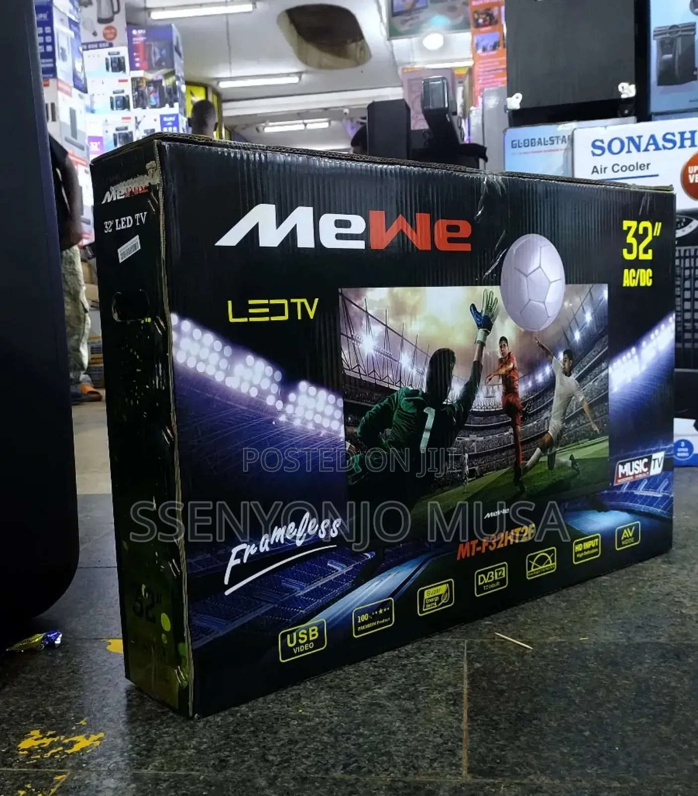 Mewe 32" Digital Led Tv With Free to Air Hifi Sounds