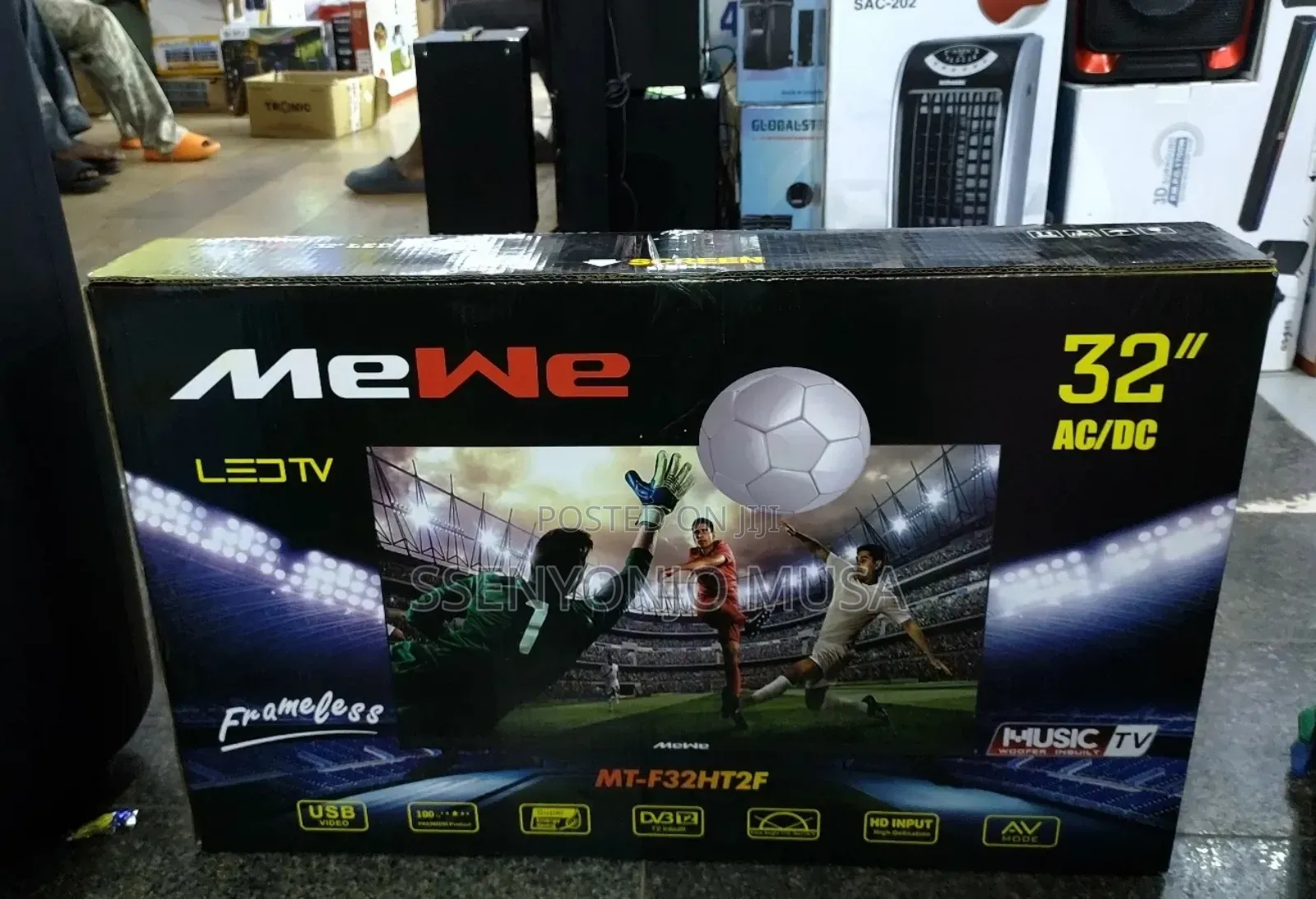 Mewe 32" Digital Led Tv With Free to Air Hifi Sounds
