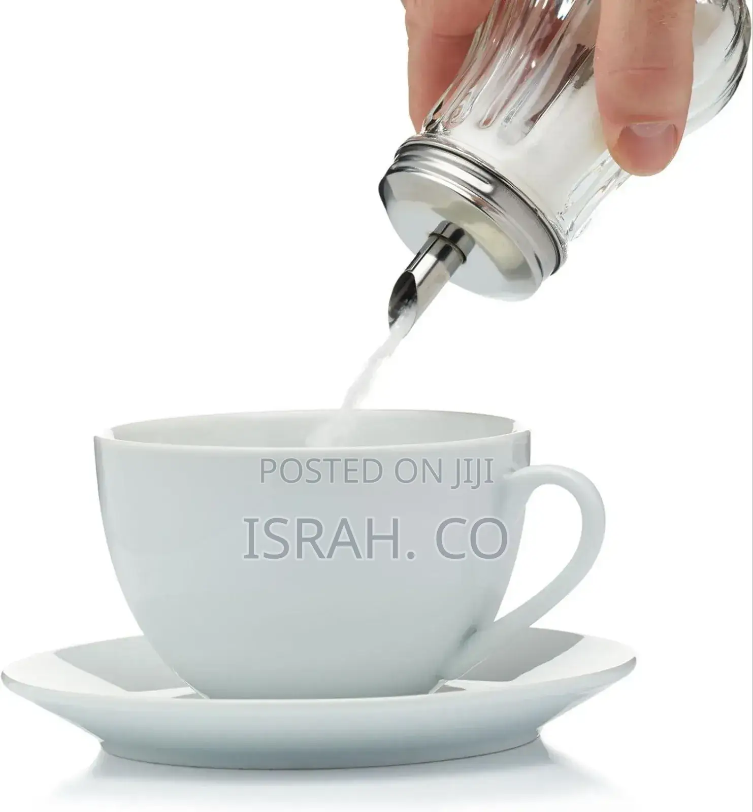 Retro-Style Glass Sugar Dispenser