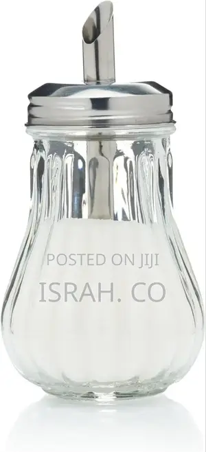 Retro-Style Glass Sugar Dispenser