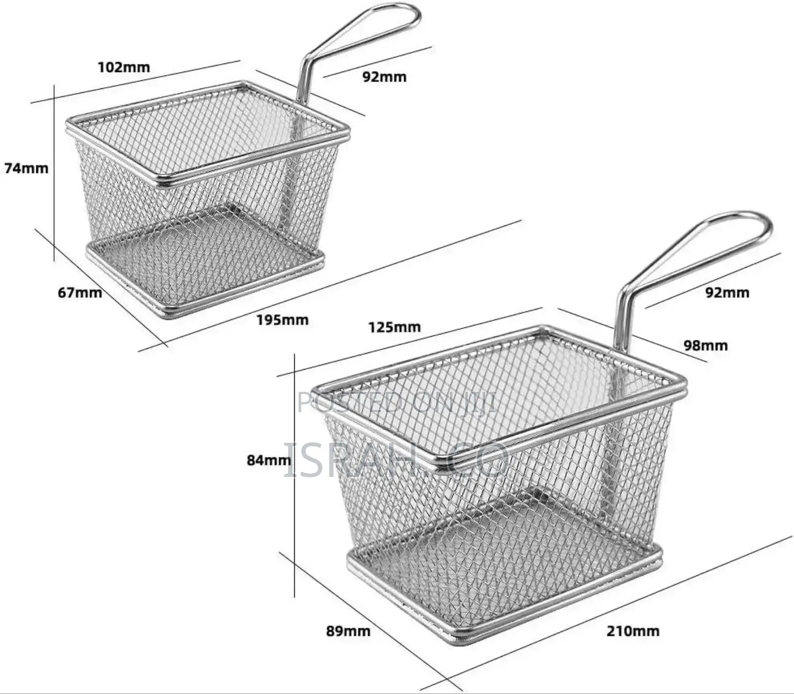 Stainless Steel Fryer Basket,