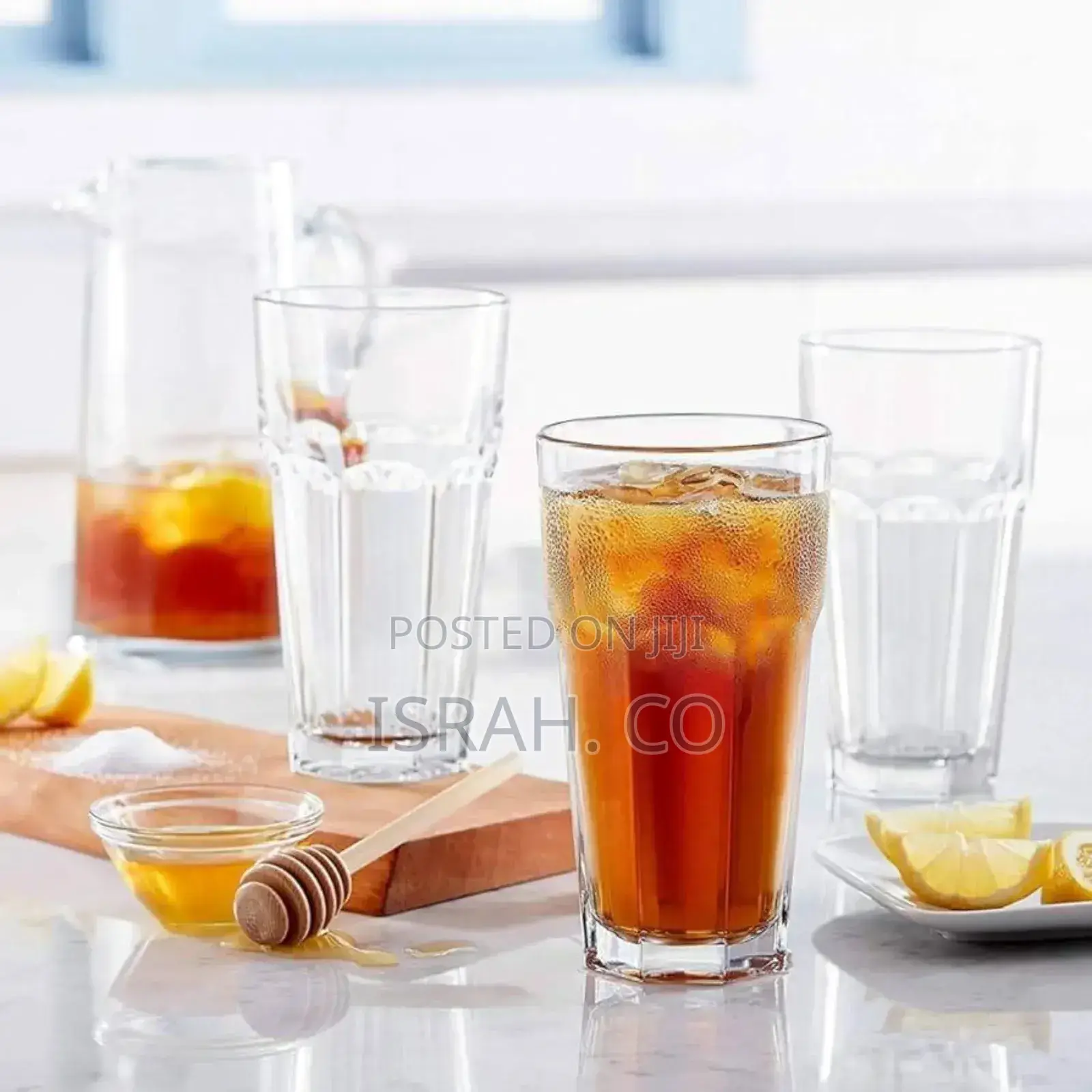 Ridged Glass Tumbler,