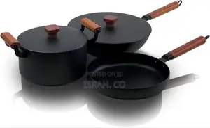 3-Piece Cookware Set, Including a Wok, a Frying Pan,