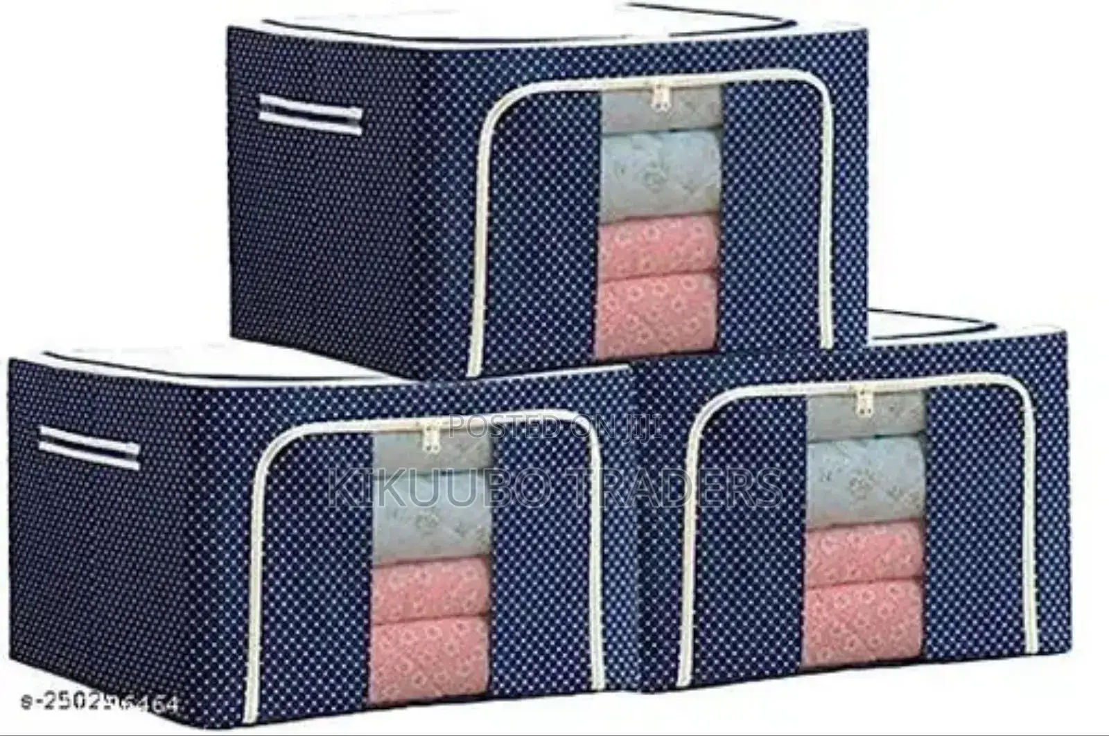 3pcs Foldable Clothes Storage Boxes