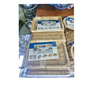 A Set of Wooden Trays.