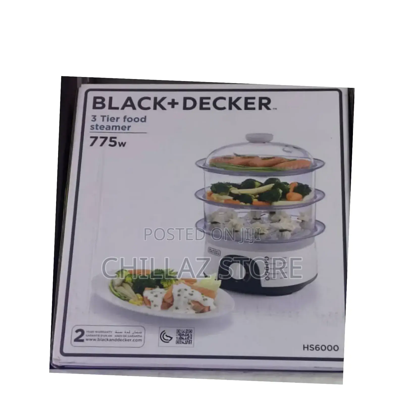 Black and Decker 3 Tier Food Steamer.
