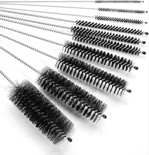 10pc Nylon Straw Small Bottle Cleaning Brushes
