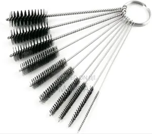 10pc Nylon Straw Small Bottle Cleaning Brushes