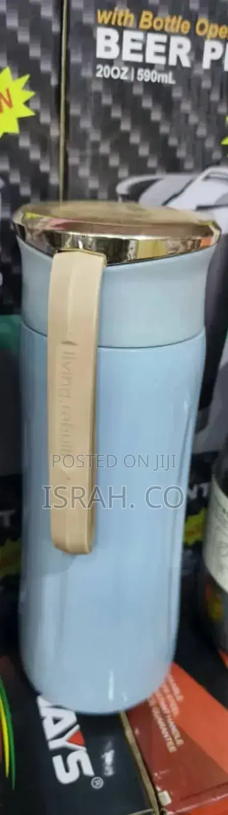 Thermos Flasks or Water Bottles.