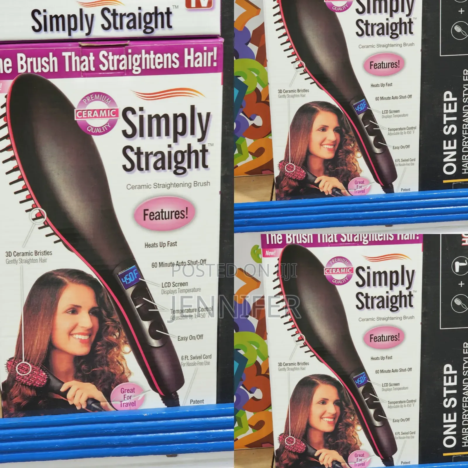Simply Straight Hair Straightener With Variable Temperature