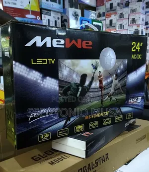 Mewe 24" Digital Led Tv With Free to Air, Woofer - Ac /Dc -