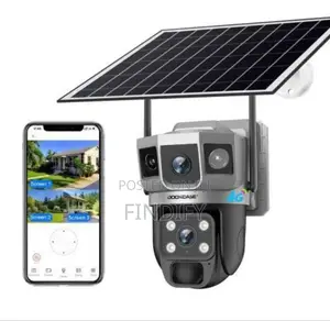 Ip66 Waterproof 4g Solar PTZ Dual Lens Camera With Solar
