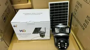 Ip66 Waterproof 4g Solar PTZ Dual Lens Camera With Solar
