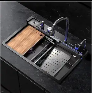 304 Stainless Steel Kitchen Sink Smart Digital Display