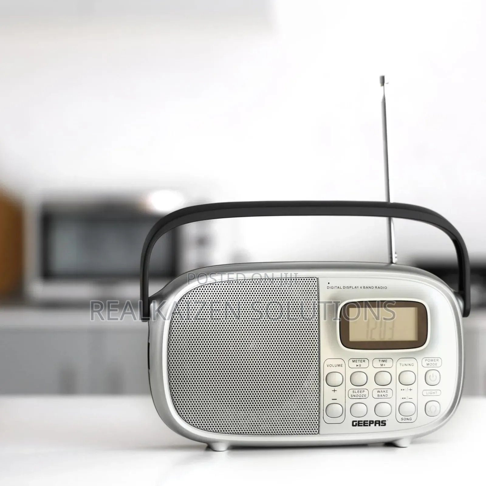 Geepas Rechargeable Digital Bt| Fm | Am | Usb | Tf Radio