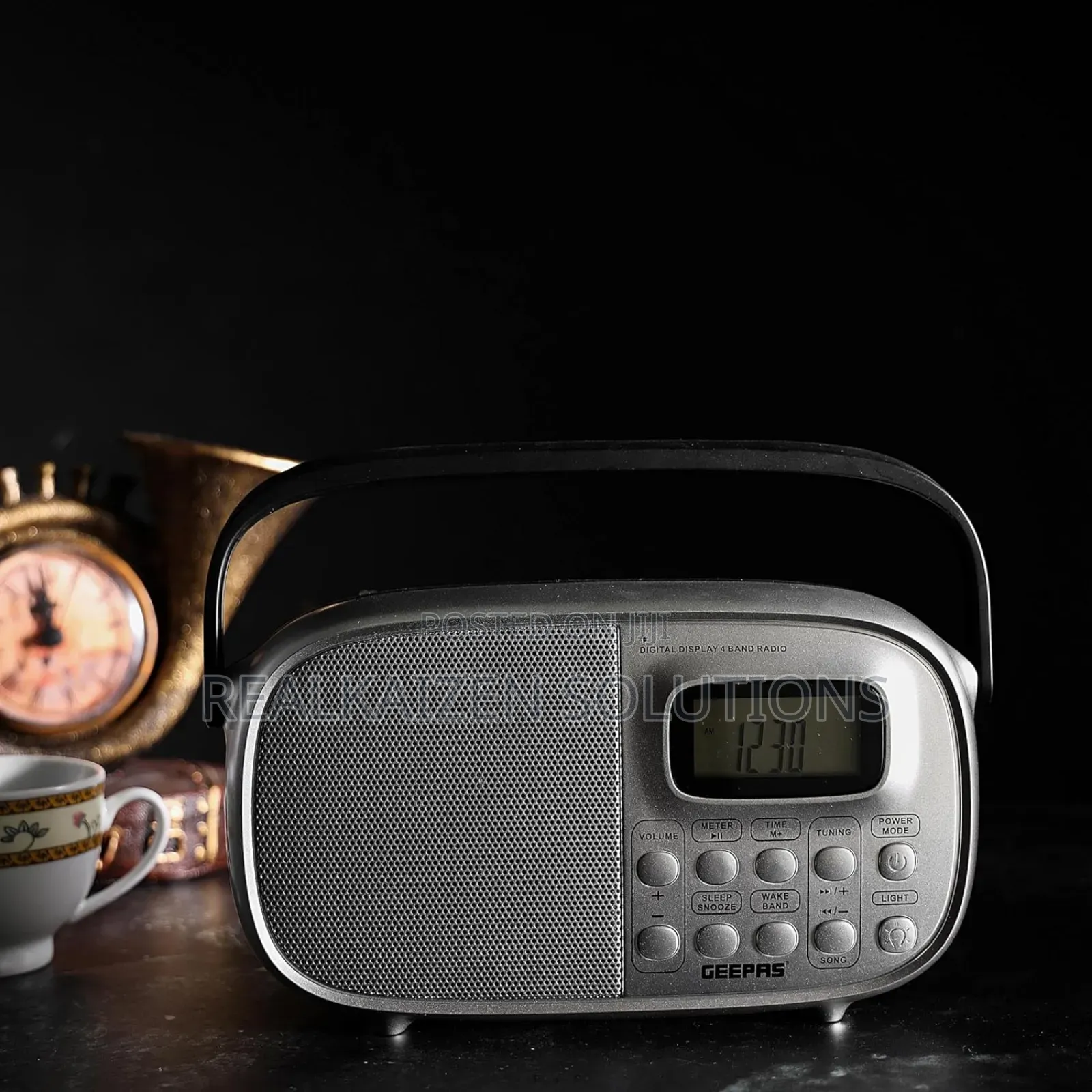 Geepas Rechargeable Digital Bt| Fm | Am | Usb | Tf Radio