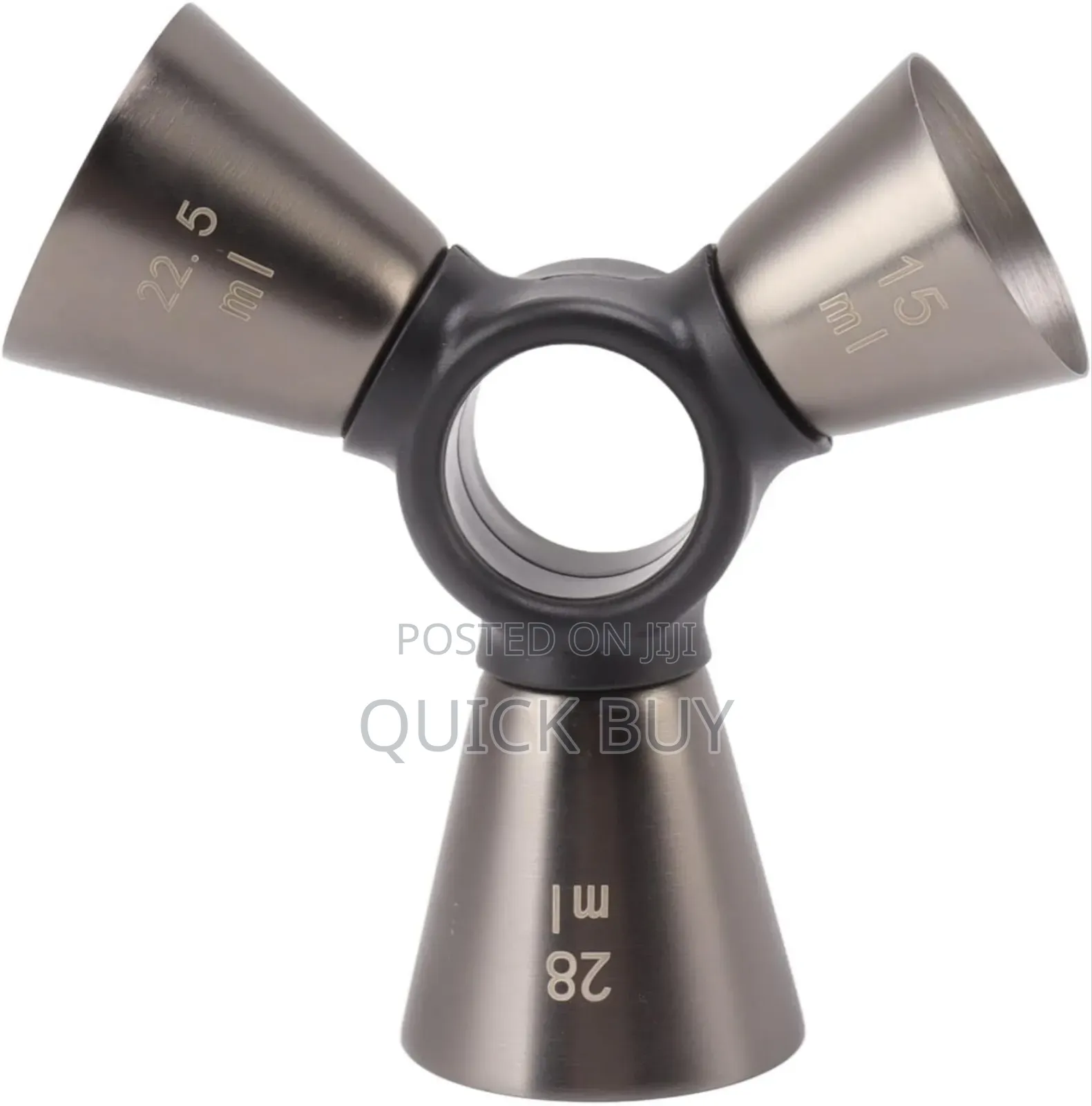 New Stainless Steel 3-End Bar Measuring Cup