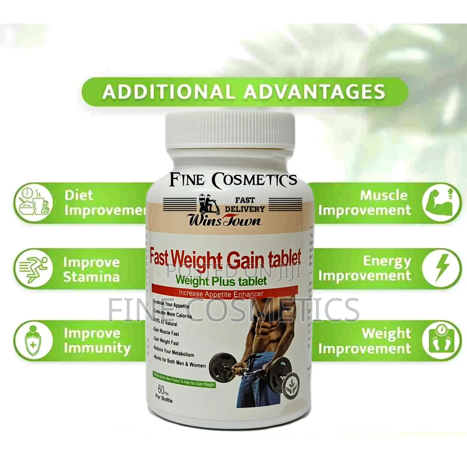 Wholesale Unisex Weight Gain Tablets Body and Muscle Building Gainer