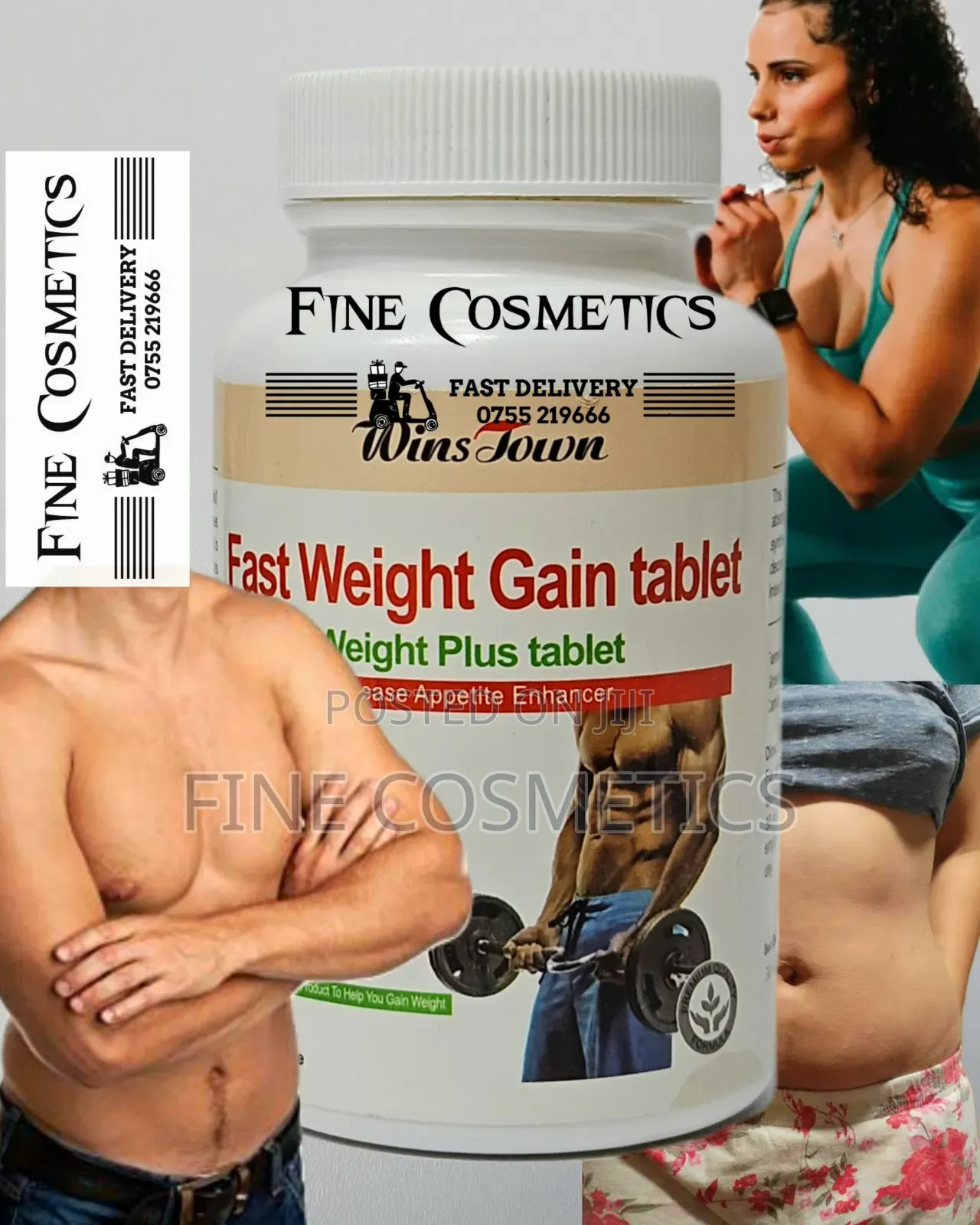 Wholesale Unisex Weight Gain Tablets Body and Muscle Building Gainer