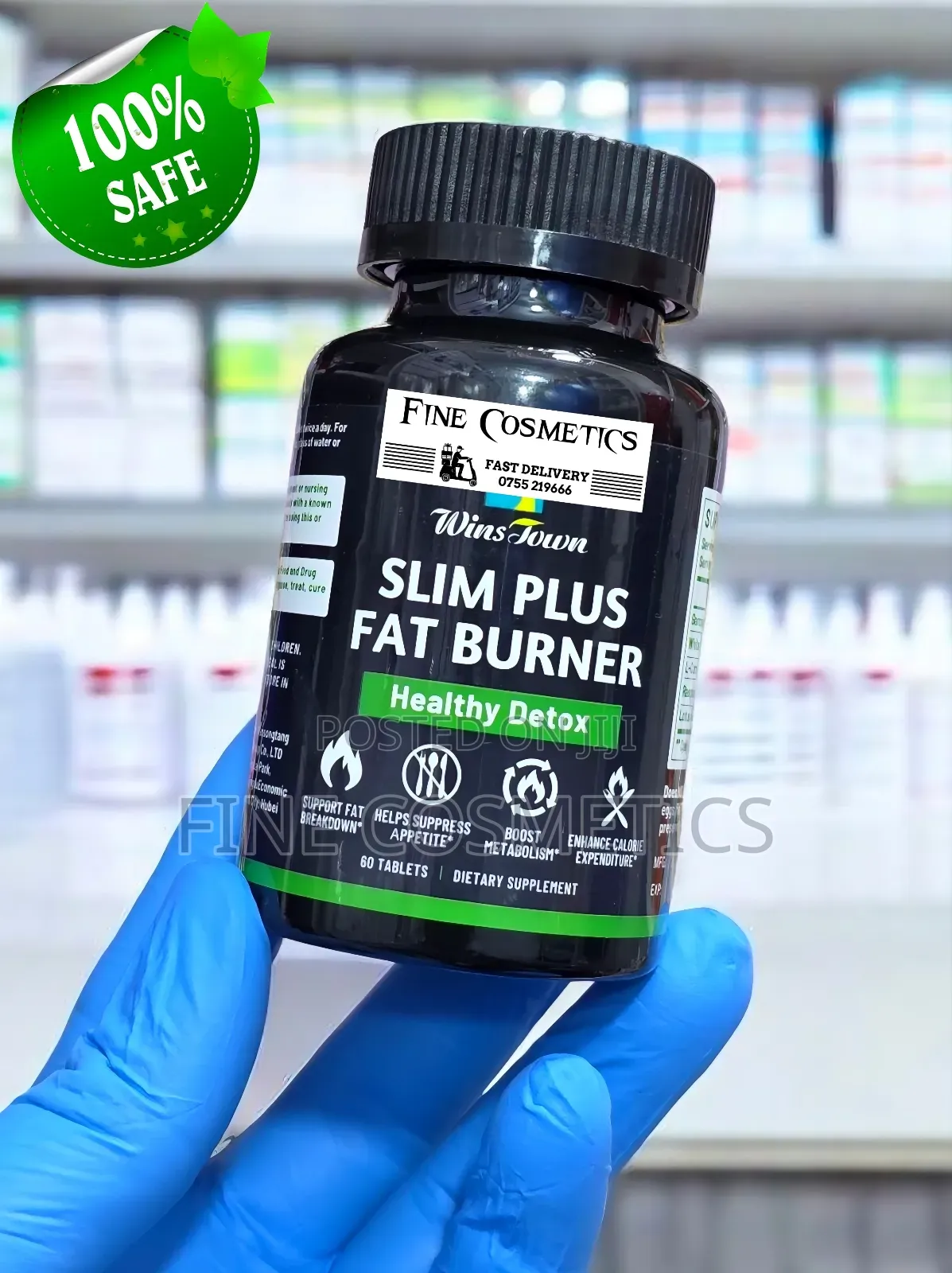 Original Slim Plus Fat Burner Slimming Weight Loss Pills. 60