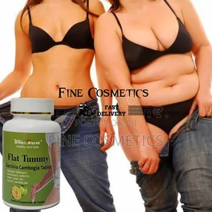 Flat Tummy Tablets Fat Burner Tumy Waist Slimming Weight Loss 60 Pills