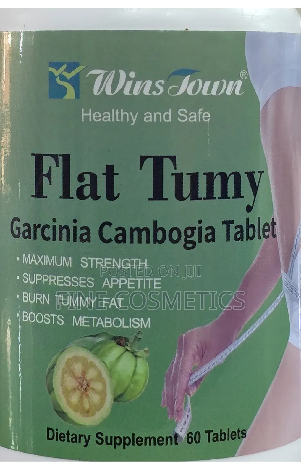 Flat Tummy Tablets Fat Burner Tumy Waist Slimming Weight Loss 60 Pills